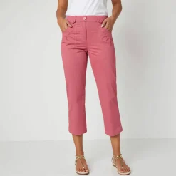 Pantacourt droit stretch