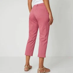 Pantacourt droit stretch