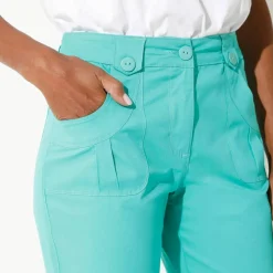 Pantacourt droit stretch