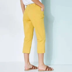 Pantacourt droit stretch