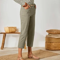 Pantacourt droit stretch