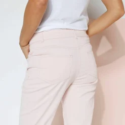 Pantacourt effet ventre plat coton stretch