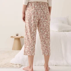 Pantacourt pyjama coton imprimé 
