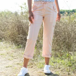 Pantalon battle retroussable