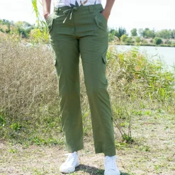 Pantalon battle retroussable