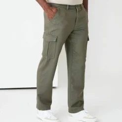 Pantalon cargo en sergé ultra stretch - L30