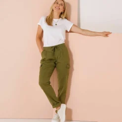 Pantalon cargo fluide