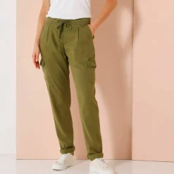 Pantalon cargo fluide