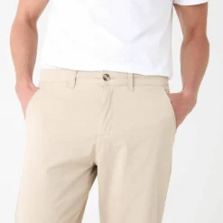 Pantalon chino ceinture arrondie sous le ventre