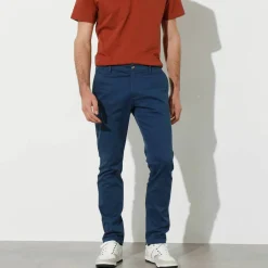 Pantalon chino élastiqué côtés