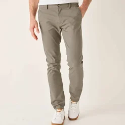 Pantalon chino élastiqué côtés