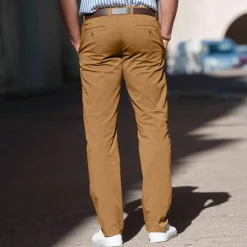 Pantalon chino toile sergé