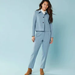 Pantalon cigarette uni, Spécial Petites