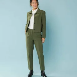 Pantalon cigarette uni, Spécial Petites