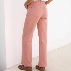 Pantalon couleur coupe large 5 poches