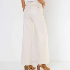 Pantalon couleur coupe large 5 poches