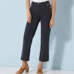 Pantalon coupe droite 7/8ème