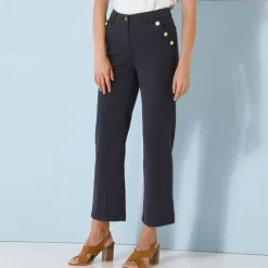 Pantalon coupe droite 7/8ème