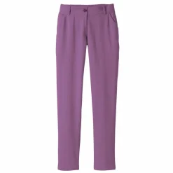 Pantalon coupe mom coton-lin uni