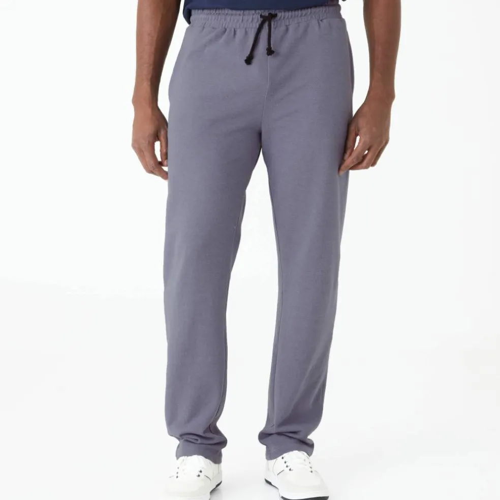 Pantalon de jogging en piqué de coton