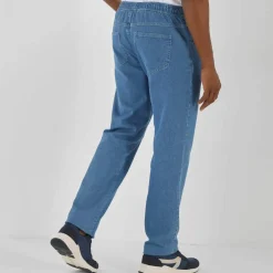 Pantalon denim léger élastiqué