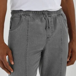 Pantalon denim léger élastiqué