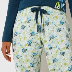 Pantalon de pyjama imprimé fleuri