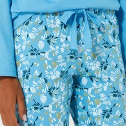 Pantalon de pyjama imprimé fleuri