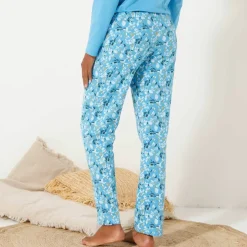 Pantalon de pyjama imprimé fleuri