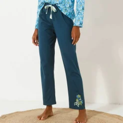 Pantalon de pyjama imprimé placé