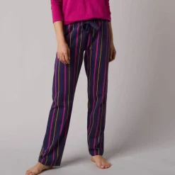 Pantalon de pyjama imprimé rayé Estrella - coton