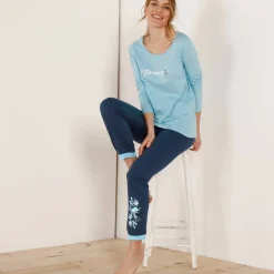 Pantalon de pyjama – uni marine