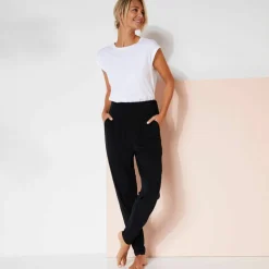 Pantalon de yoga en maille, coupe ultra confort