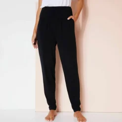 Pantalon de yoga en maille, coupe ultra confort