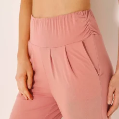 Pantalon de yoga en maille, coupe ultra confort