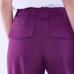 Pantalon droit large, uni