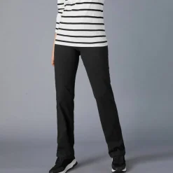 Pantalon droit maille taille élastiquée