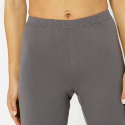 Pantalon droit maille taille élastiquée
