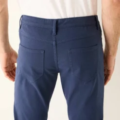Pantalon droit 5 poches ceinture élastiquée invisible - L32