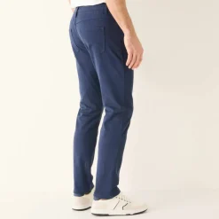 Pantalon droit 5 poches ceinture élastiquée invisible - L30