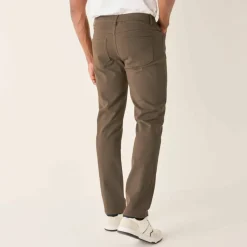 Pantalon droit 5 poches ceinture élastiquée invisible - L30