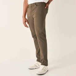 Pantalon droit 5 poches ceinture élastiquée invisible - L30