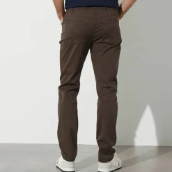 Pantalon droit 5 poches élastiqué côtés - L30