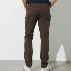 Pantalon droit 5 poches élastiqué côtés - L28