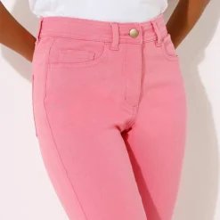 Pantalon droit sculptant, renfort gainant