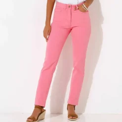 Pantalon droit sculptant, renfort gainant