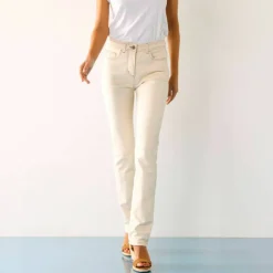 Pantalon droit sculptant, renfort gainant