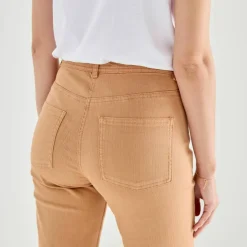 Pantalon droit sculptant, renfort gainant