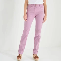Pantalon droit sculptant, renfort gainant
