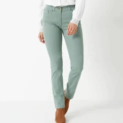 Pantalon droit stretch uni